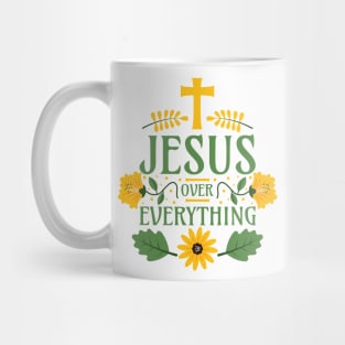 Jesus Over Everything - Jesus Christ Before All Things Mug